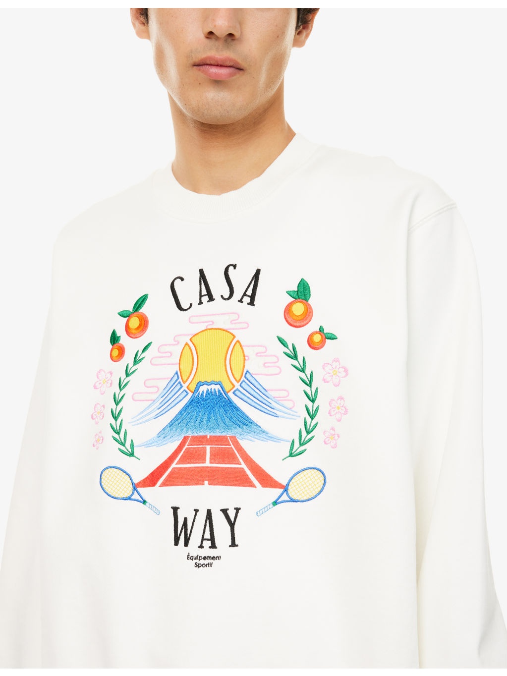 Casa Way Mountain Cotton-Jersey Sweatshirt - 5