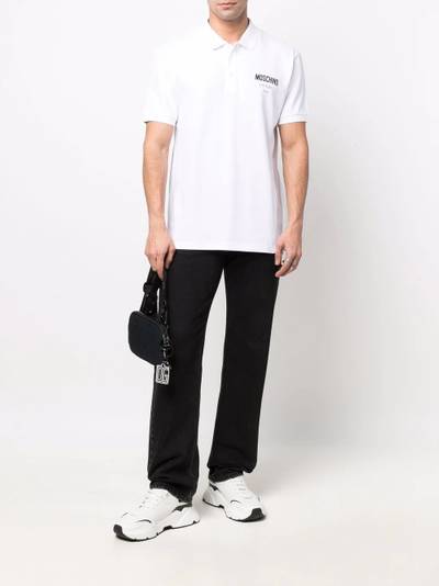 Moschino logo-print polo shirt outlook