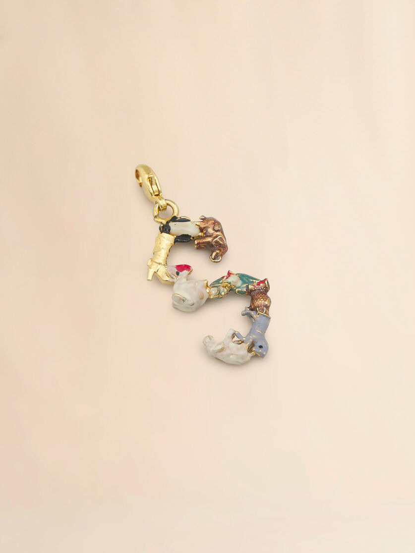 MARNI ALPHABET "S" CHARM - 3