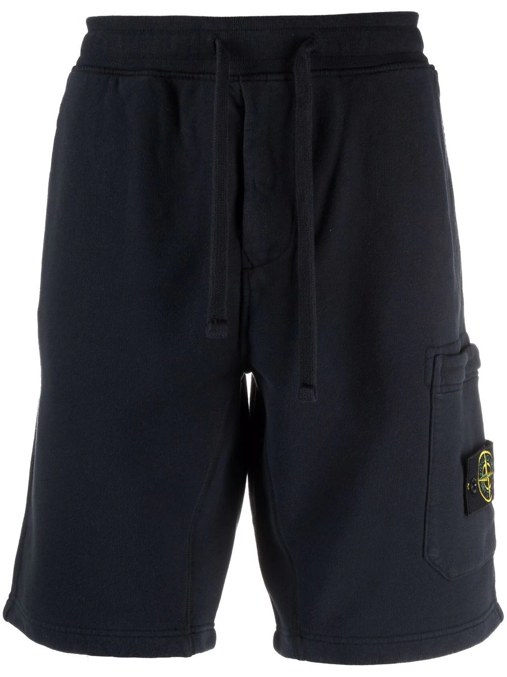 fleece track shorts - 1