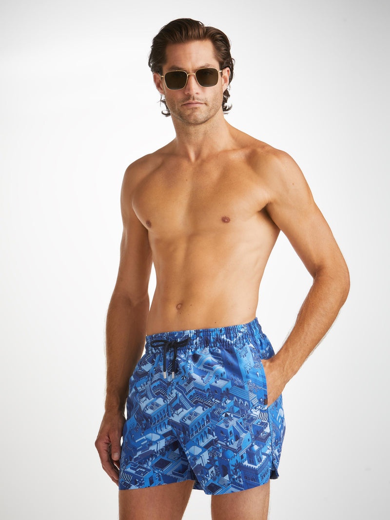 Men's Short Swim Shorts Maui 60 Blue - 2