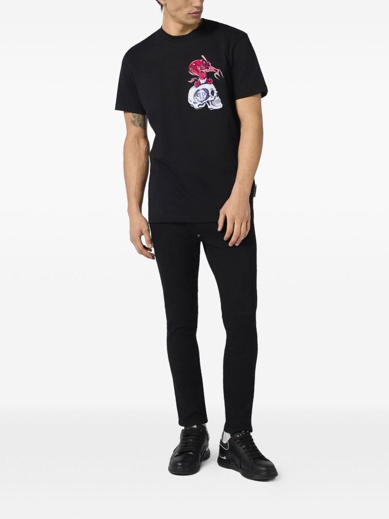PHILIPP PLEIN printed round-neck T-shirt outlook