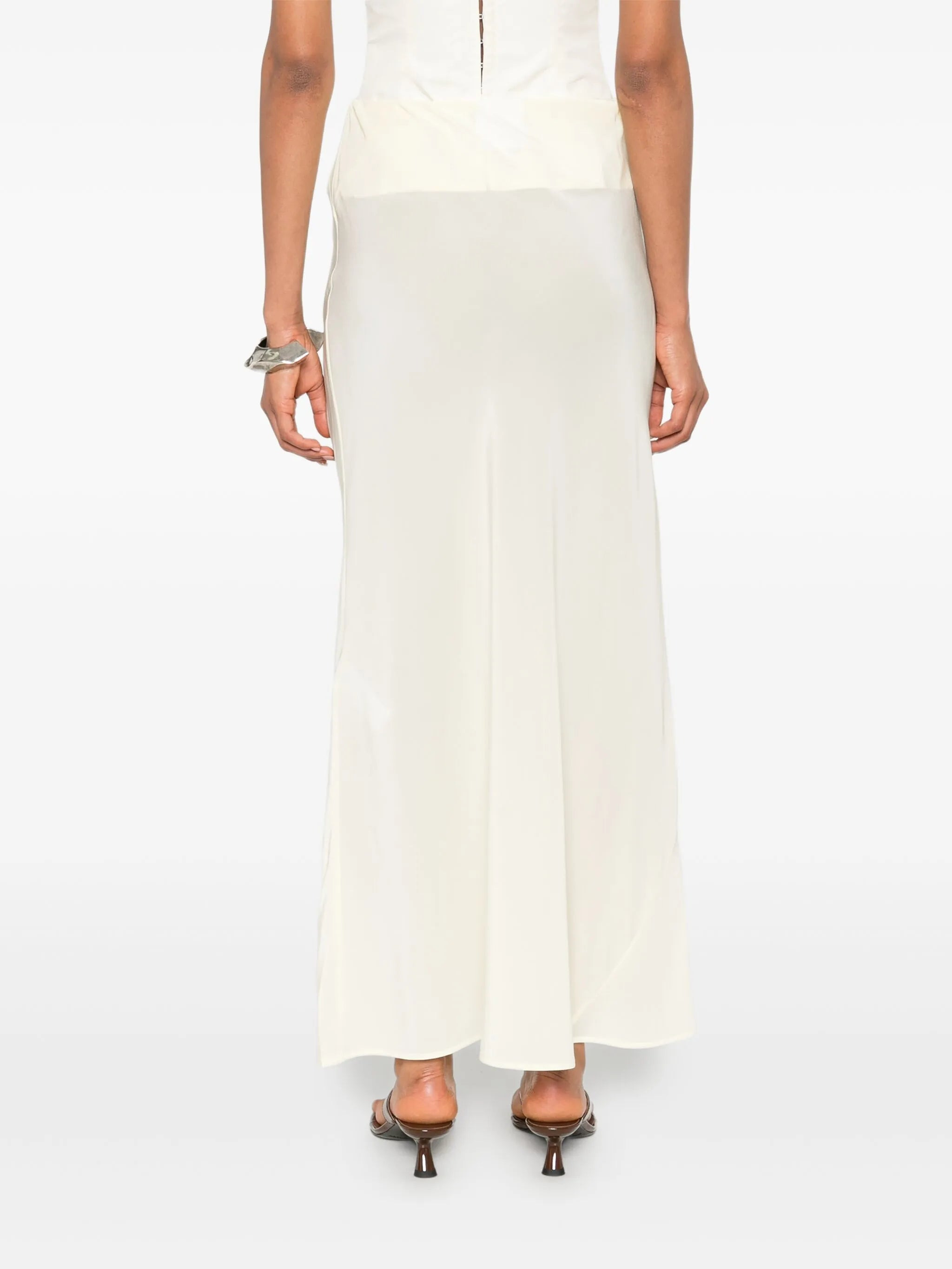 bias-cut half-slip skirt - 4