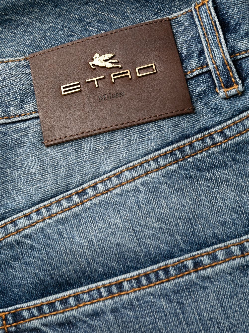 logo-patch straight-leg jeans - 6
