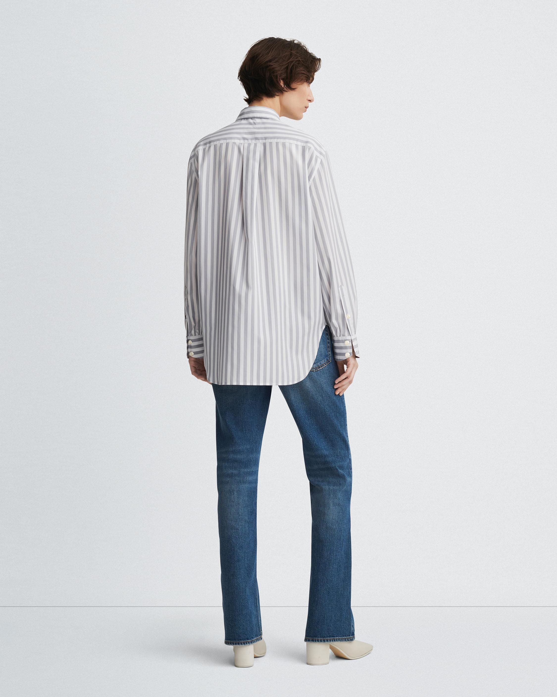Maxine Cotton Poplin Shirt
Classic Fit Button Down - 4