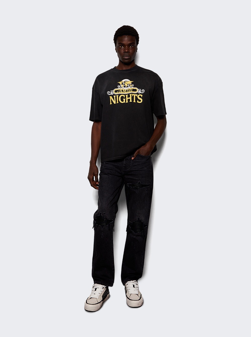 Nights Oversized Tee Black - 6