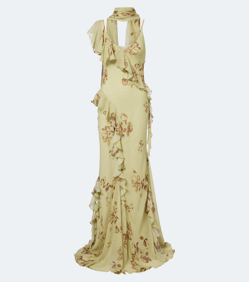 Mayara floral georgette maxi dress 1