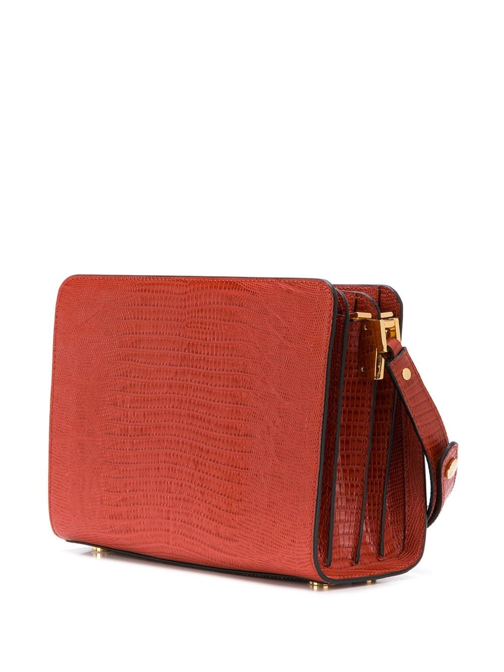 Trunk Reverse lizard-effect shoulder bag - 3