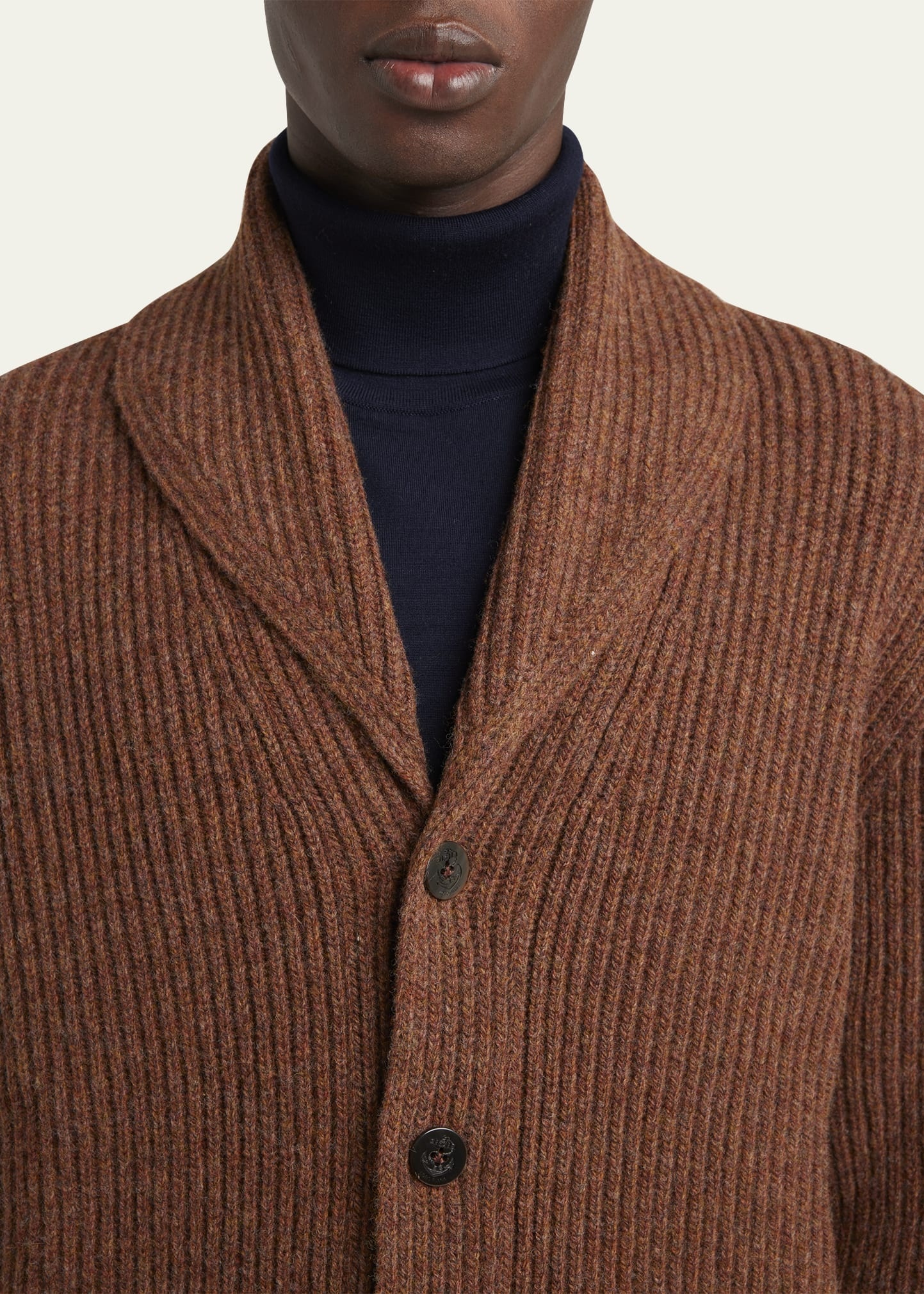 Men's Alpe Wool Cardigan Sweater - 5