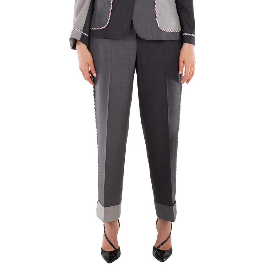 Thom Browne Two-Tone Straight Trousers - 3