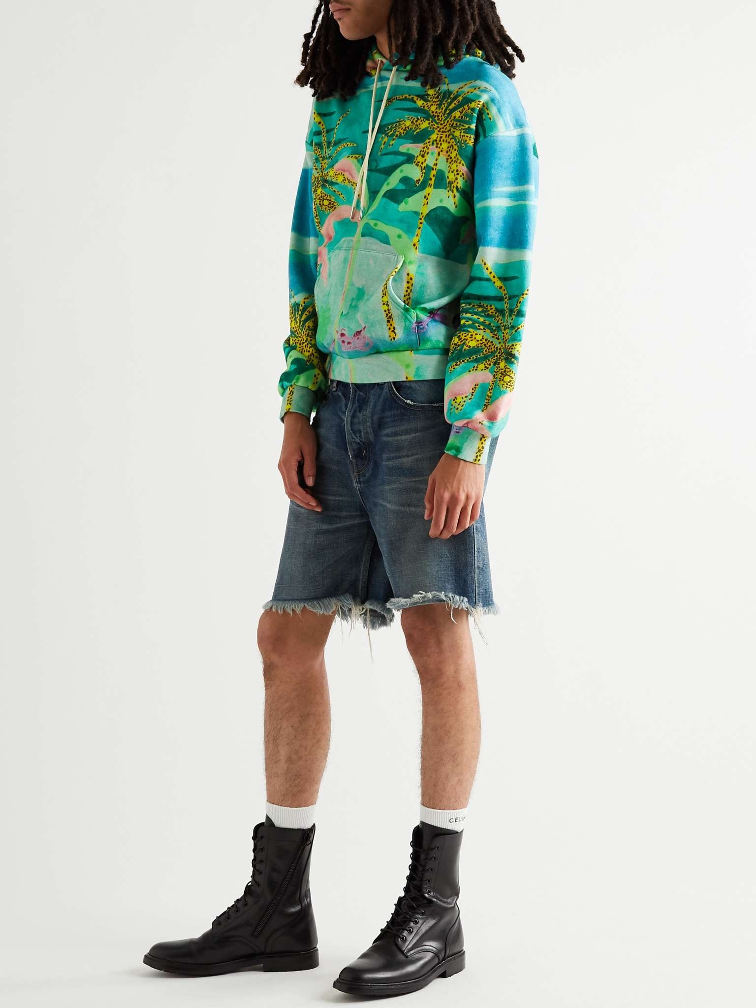+ Tyson Reeder Printed Loopback Cotton-Jersey Hoodie - 2