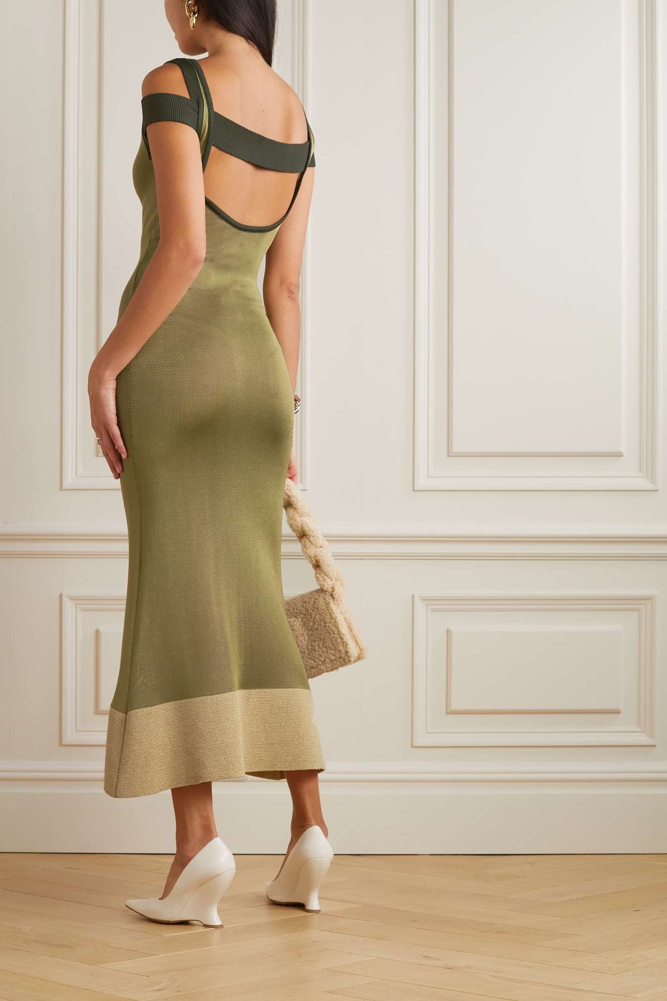 Camargue cutout knitted maxi dress - 3