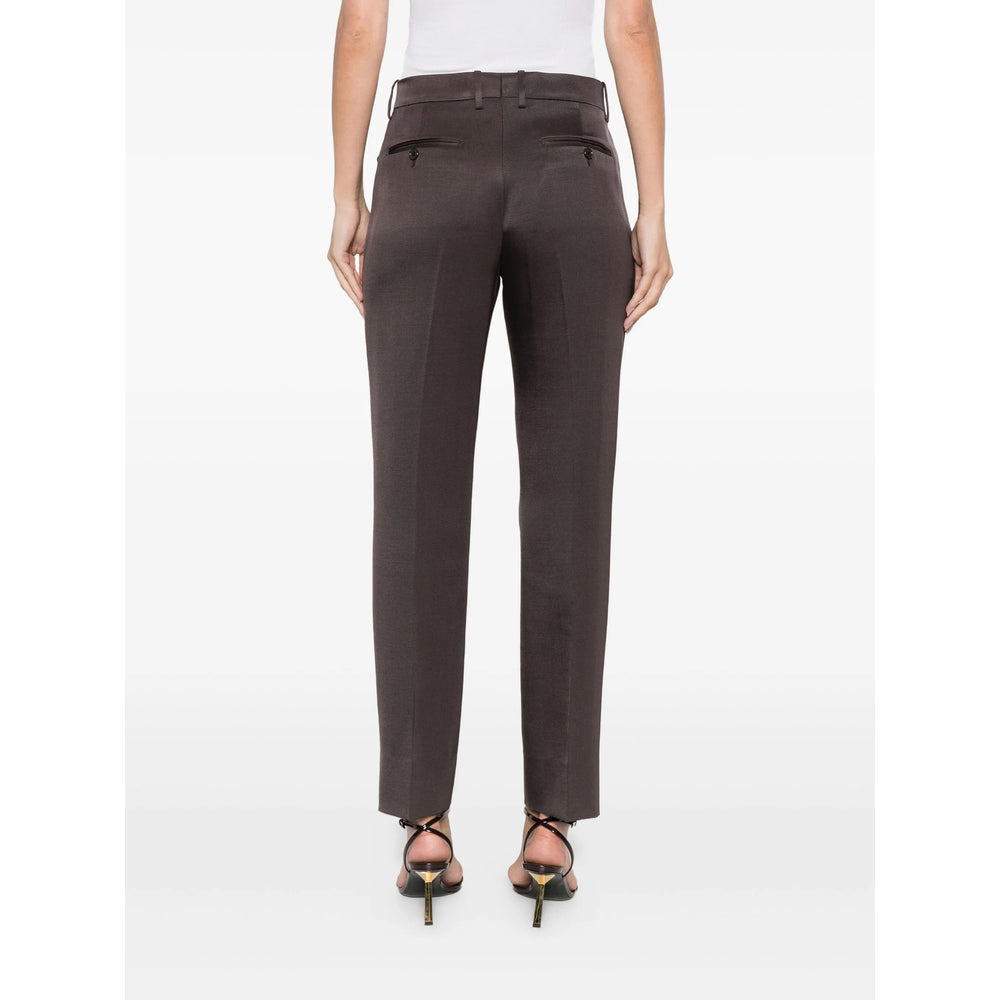 Tom Ford Brown Trousers - Straight Trousers Women - 5