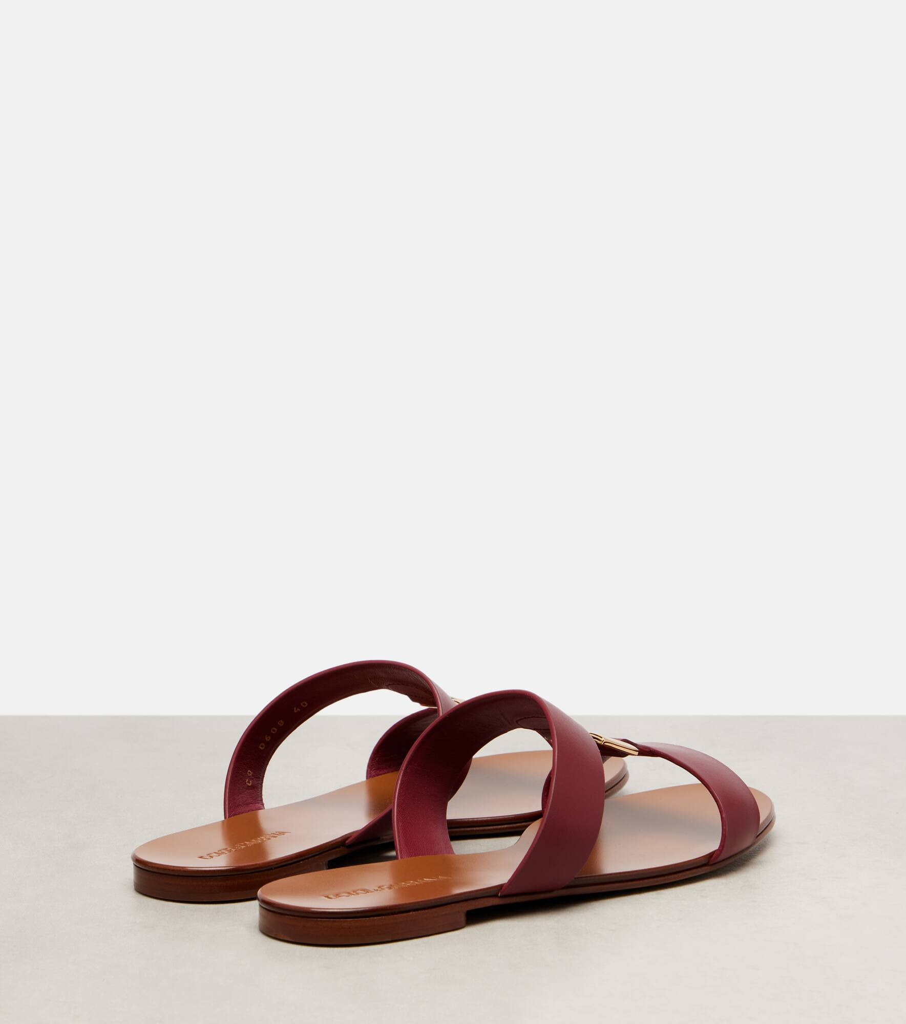 DG leather slides - 2