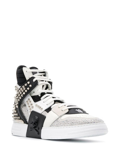 PHILIPP PLEIN Phantom Kick$ high top sneakers outlook