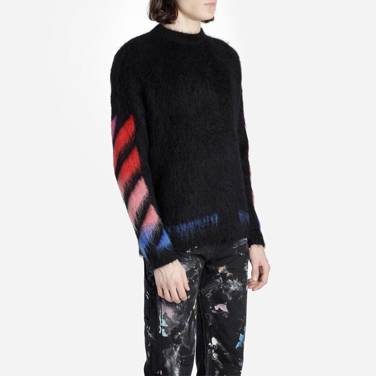 Men's Off-White Back Arrow Loose Fit Black OMHA036E19B020241088 - 5