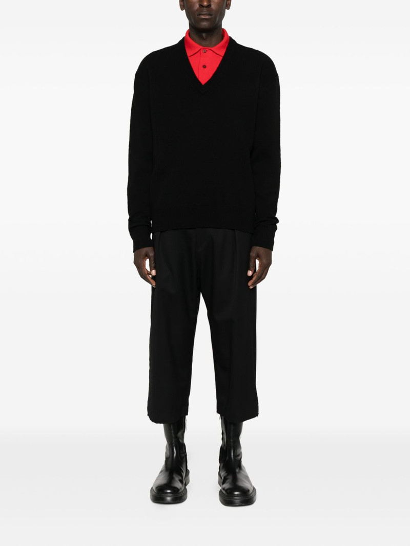 Jil Sander V-neck cashmere sweater outlook