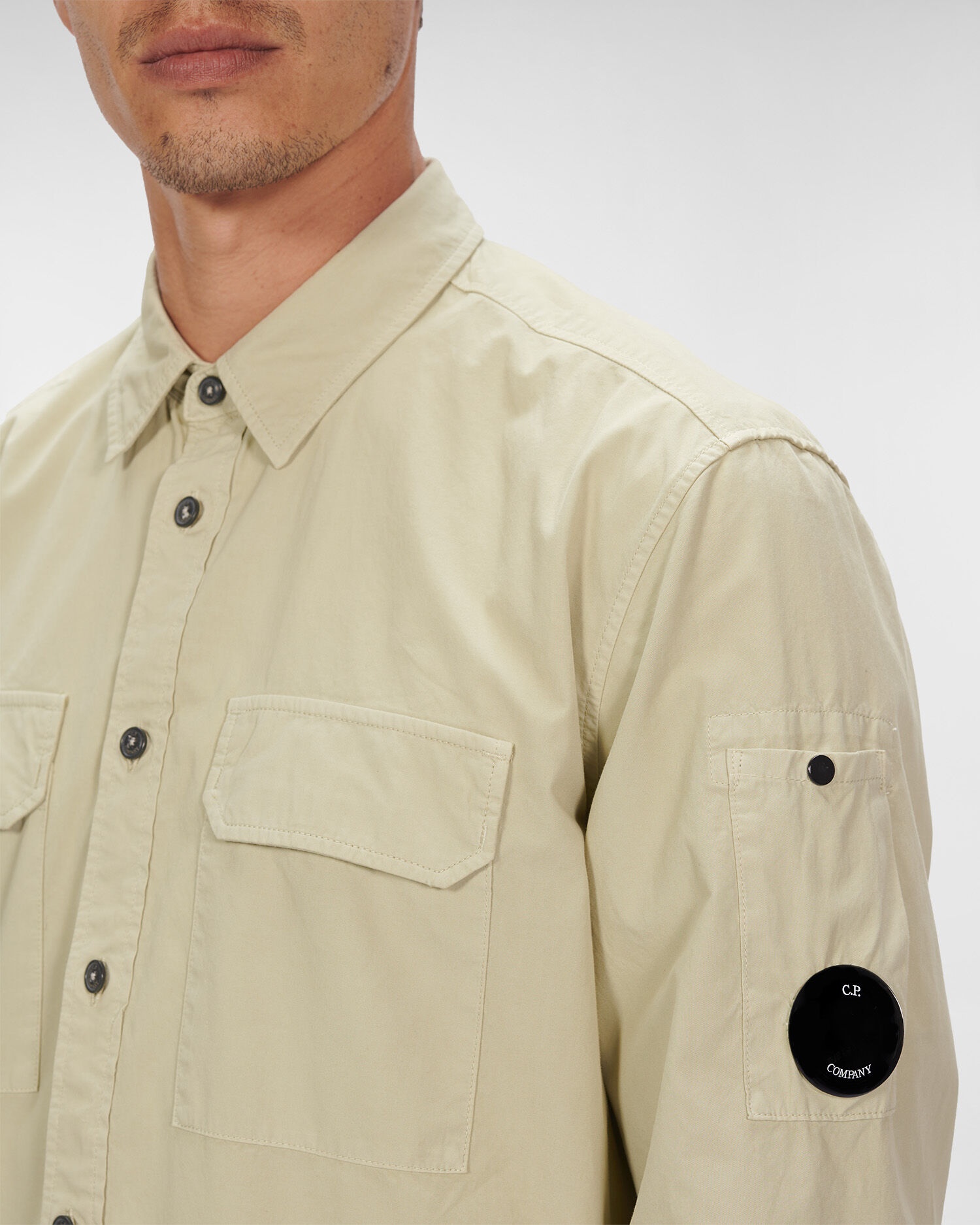 Gabardine Buttoned Shirt - 6