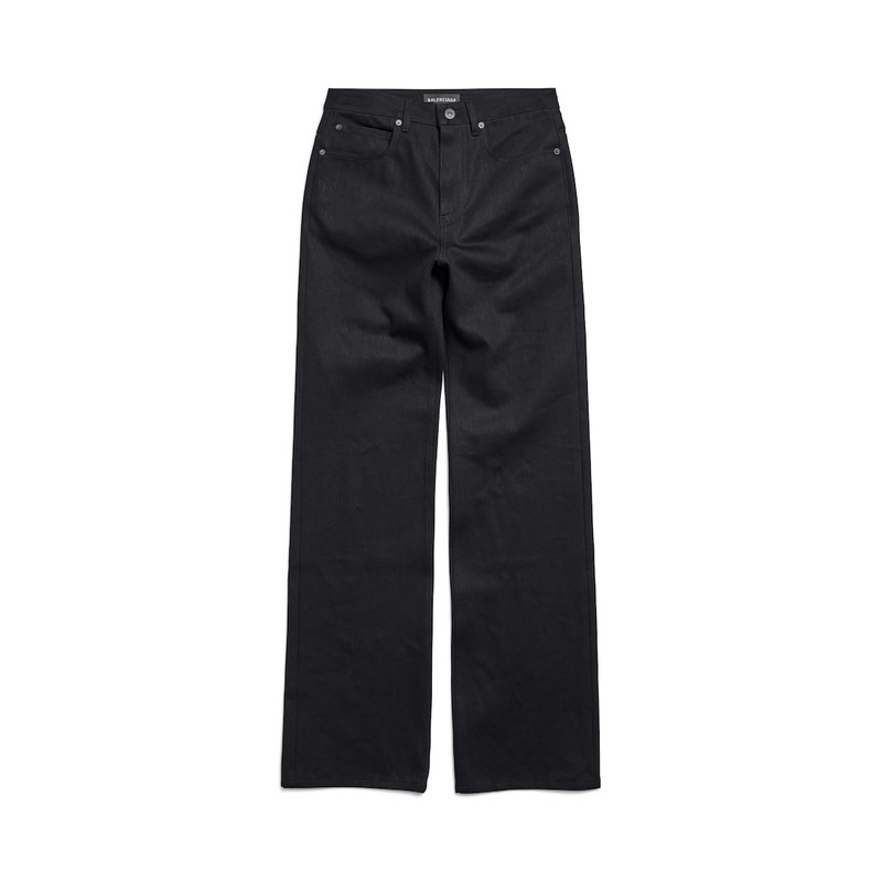 Women's Straight Fit Pants in Black 1