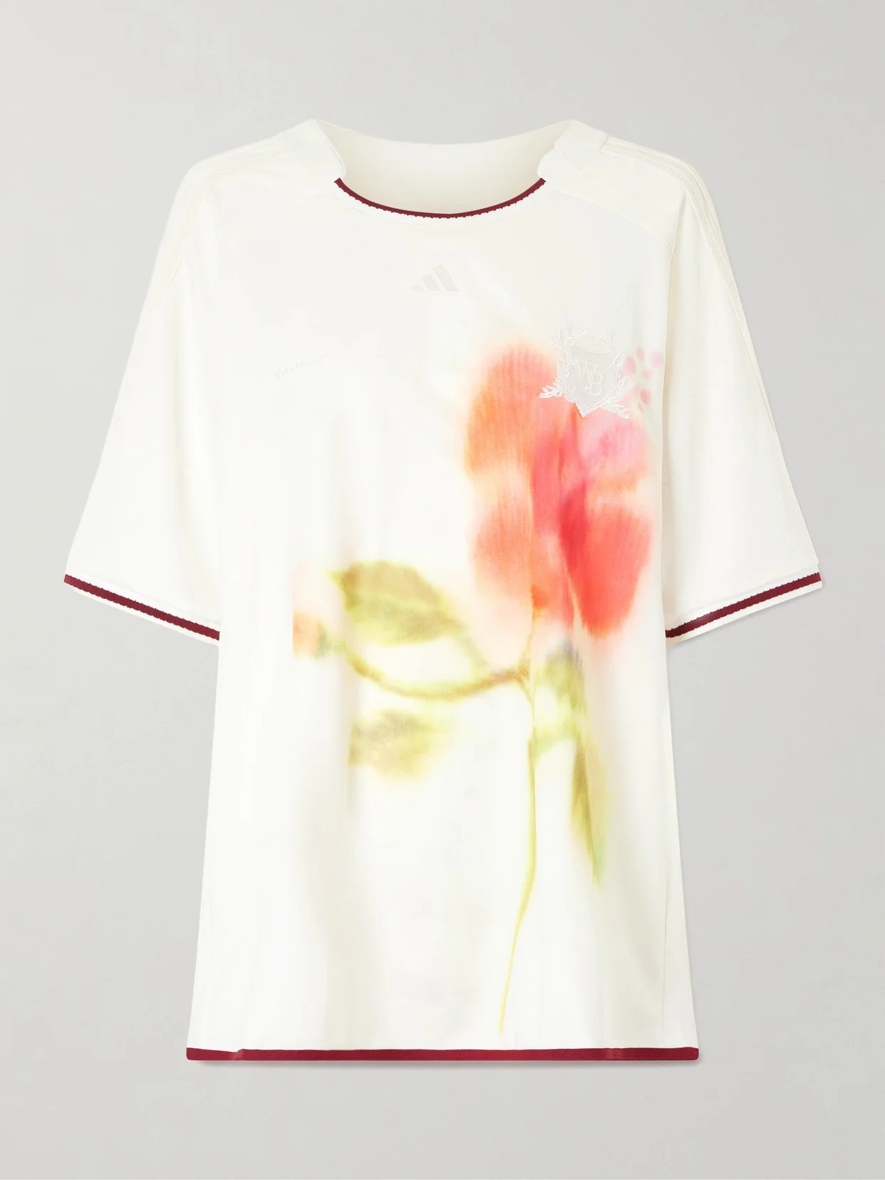 + Wales Bonner Floral-print Recycled Jersey T-shirt - 1