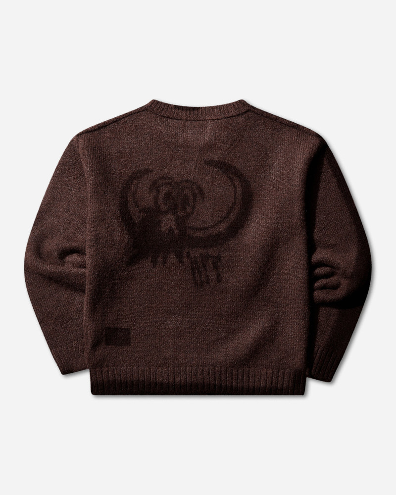WTAPS Men's BVO Crewneck Sweater Burgundy outlook
