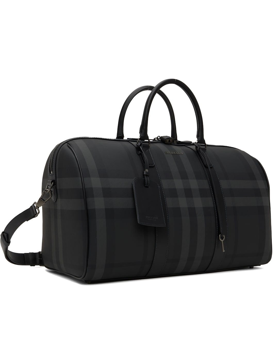 Gray Boston Holdall Duffle Bag - 2