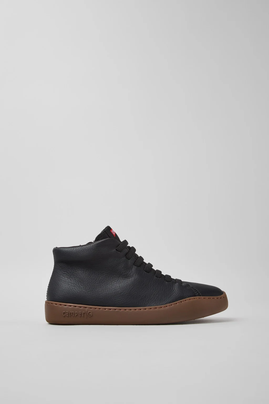 Peu Touring Black Leather Sneakers for Women. - 1