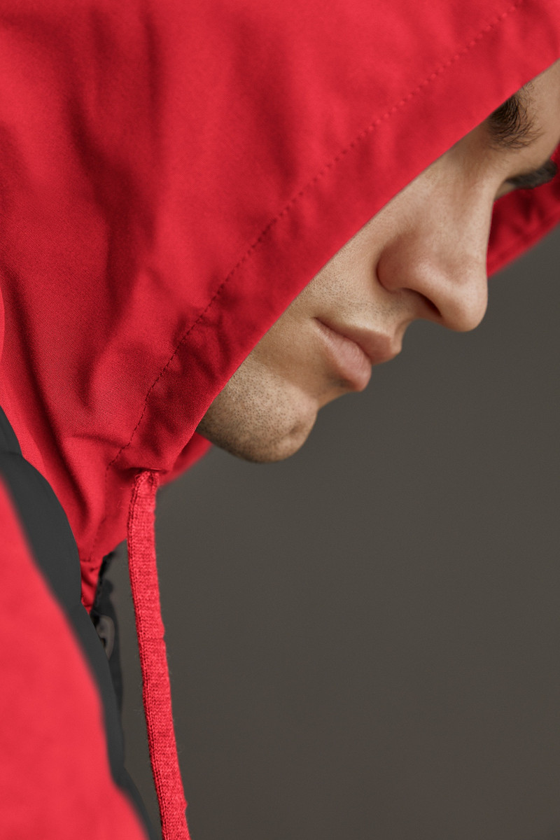 HYBRIDGE KNIT ANORAK 6