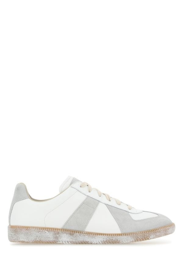 Two-tone leather Replica sneakers - 1