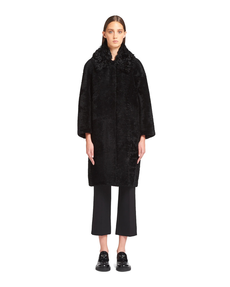 Prada Shearling fur coat outlook