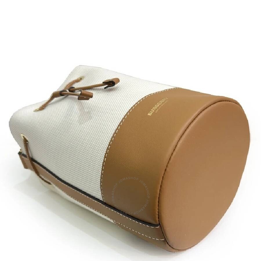 Burberry Mini Canvas Bucket Bag - 5