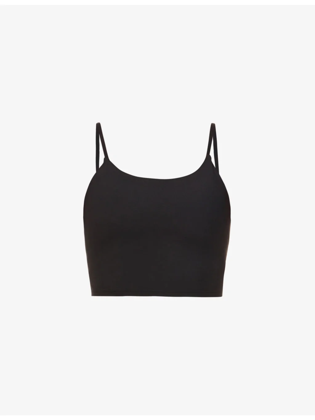 Tank round-neck stretch-jersey bralette - 1