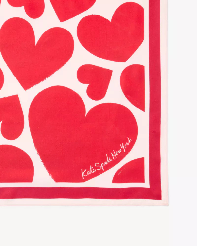 Sweet Hearts Silk Bandana 3