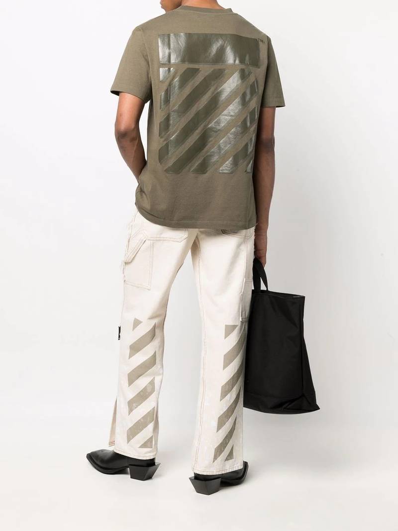 Off-White 로고 인쇄 티셔츠 outlook