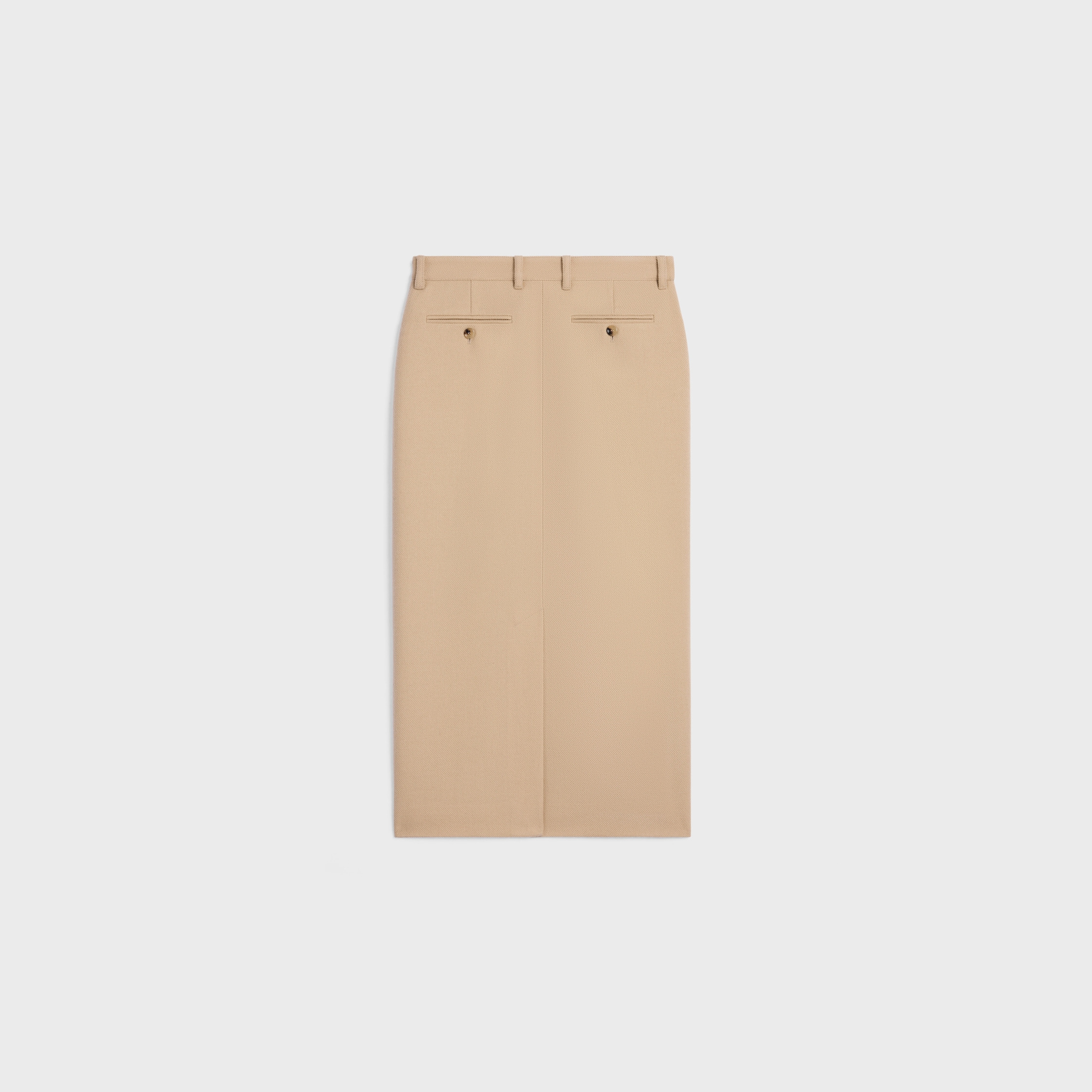 pencil skirt IN cashmere mohair natté - 2