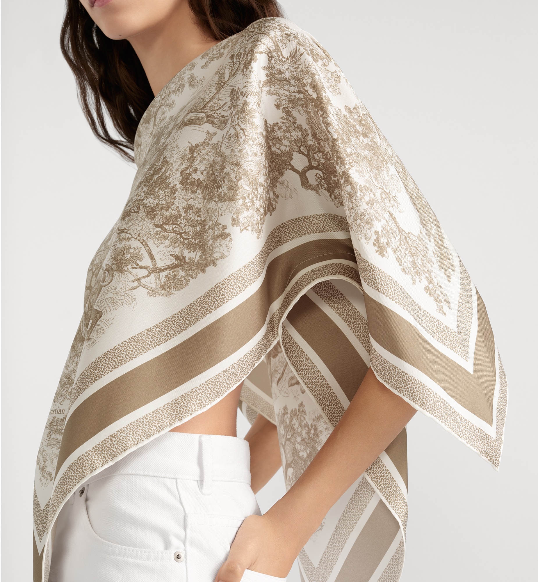 Dioriviera Toile de Jouy Sauvage Dior Silk Top - 3