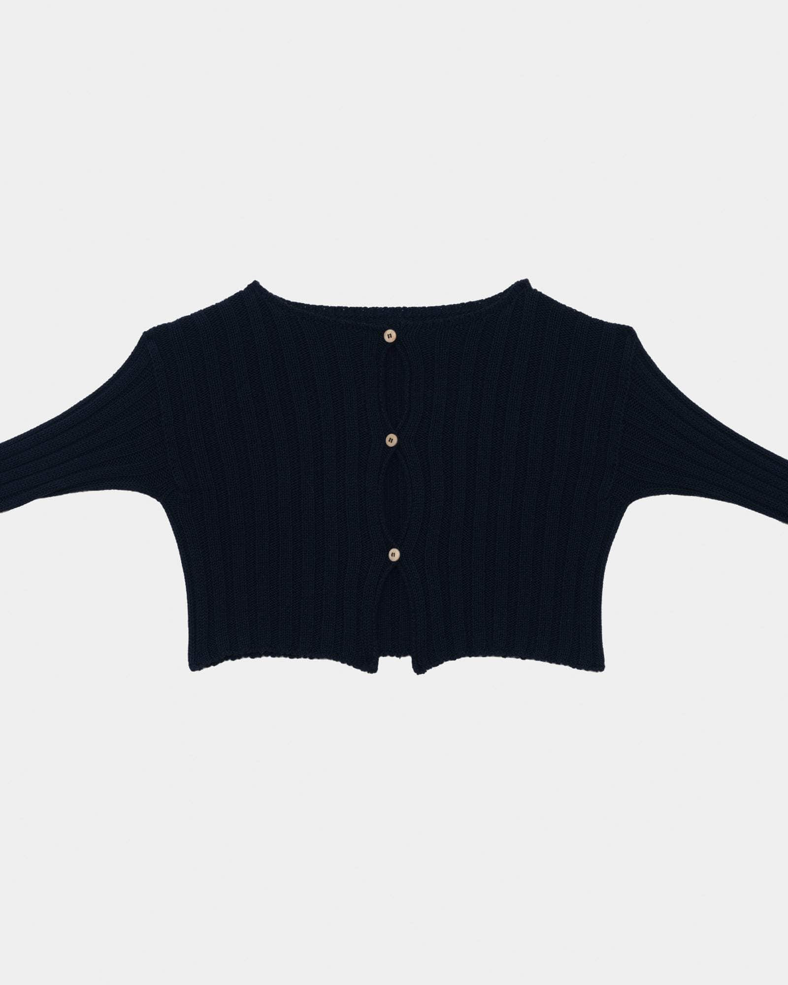 Macau Cardigan - Organic Cotton Rib - 7