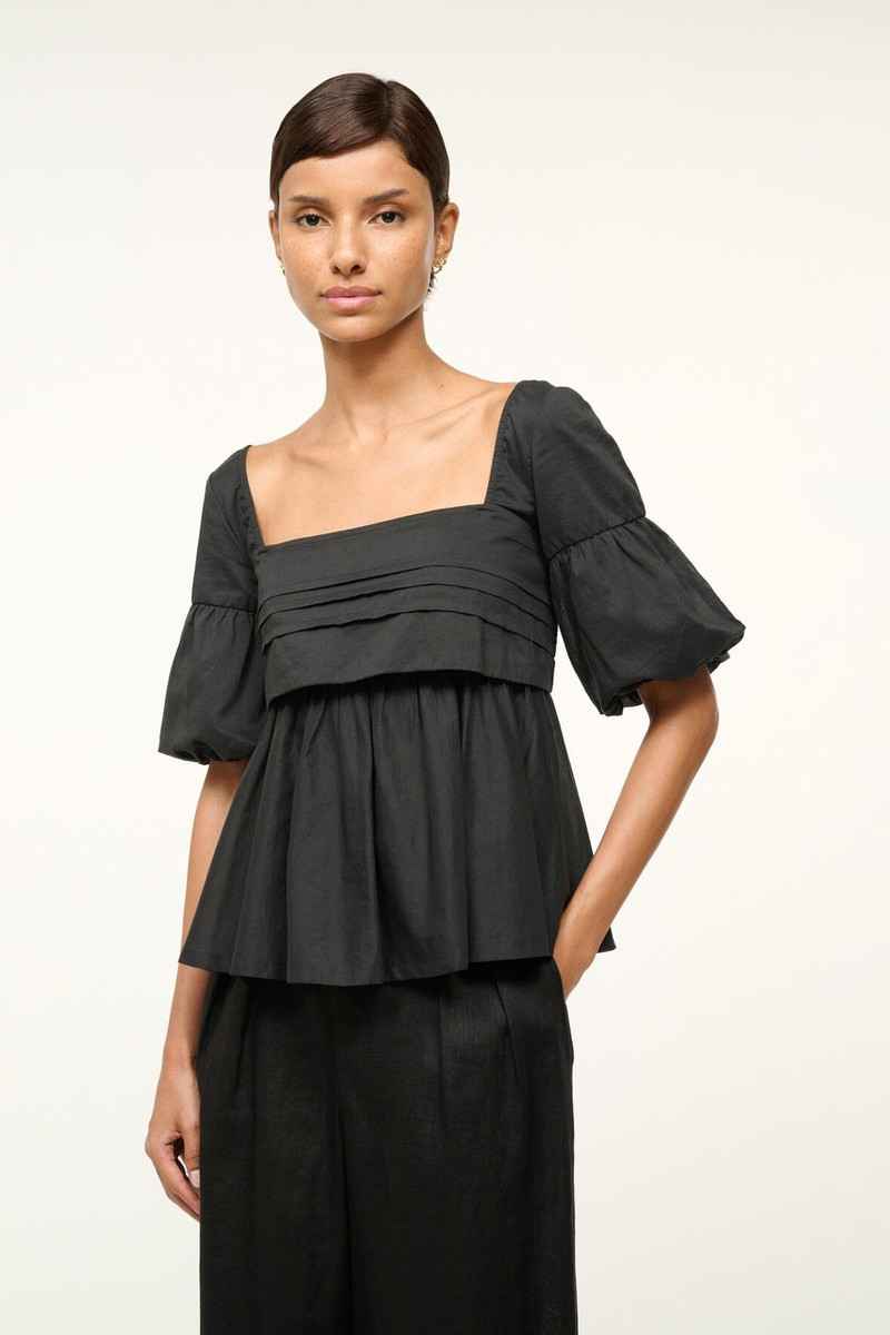 STAUD STAUD DARLA TOP BLACK outlook