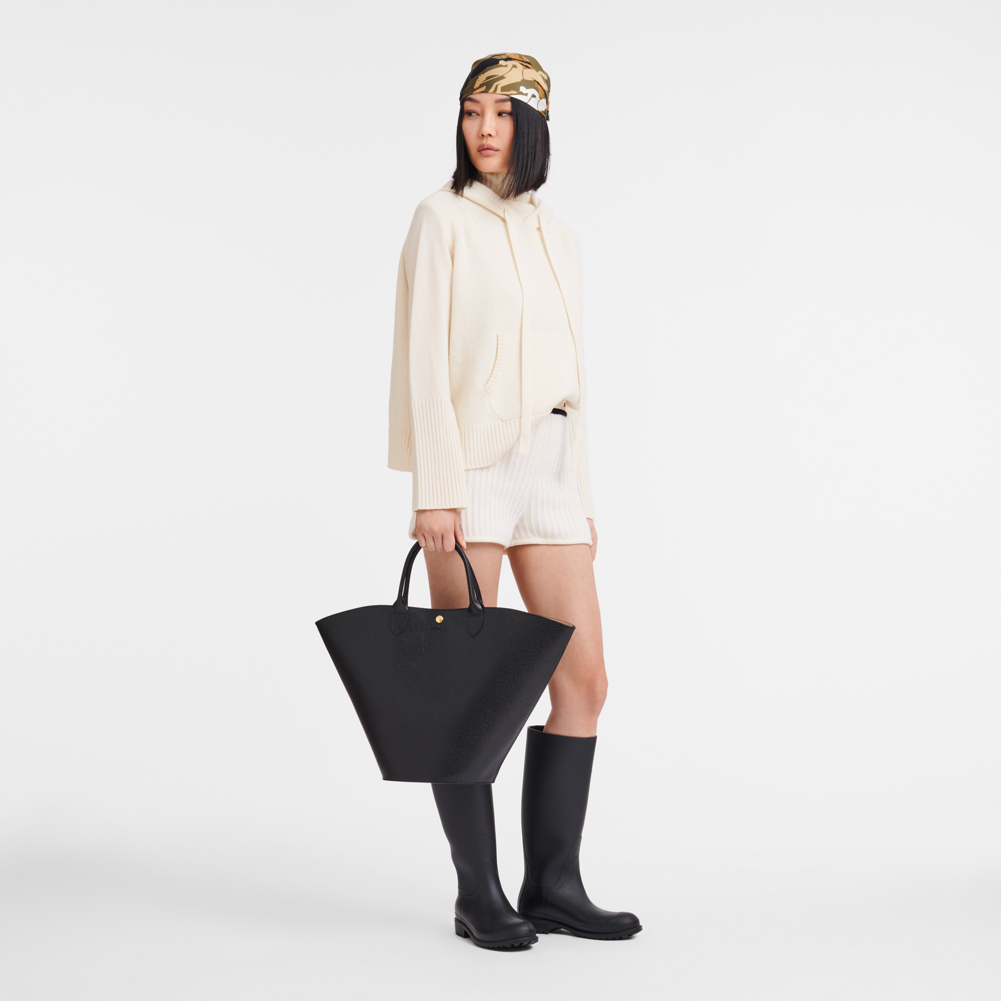 Épure XL Tote bag Black - Leather - 2