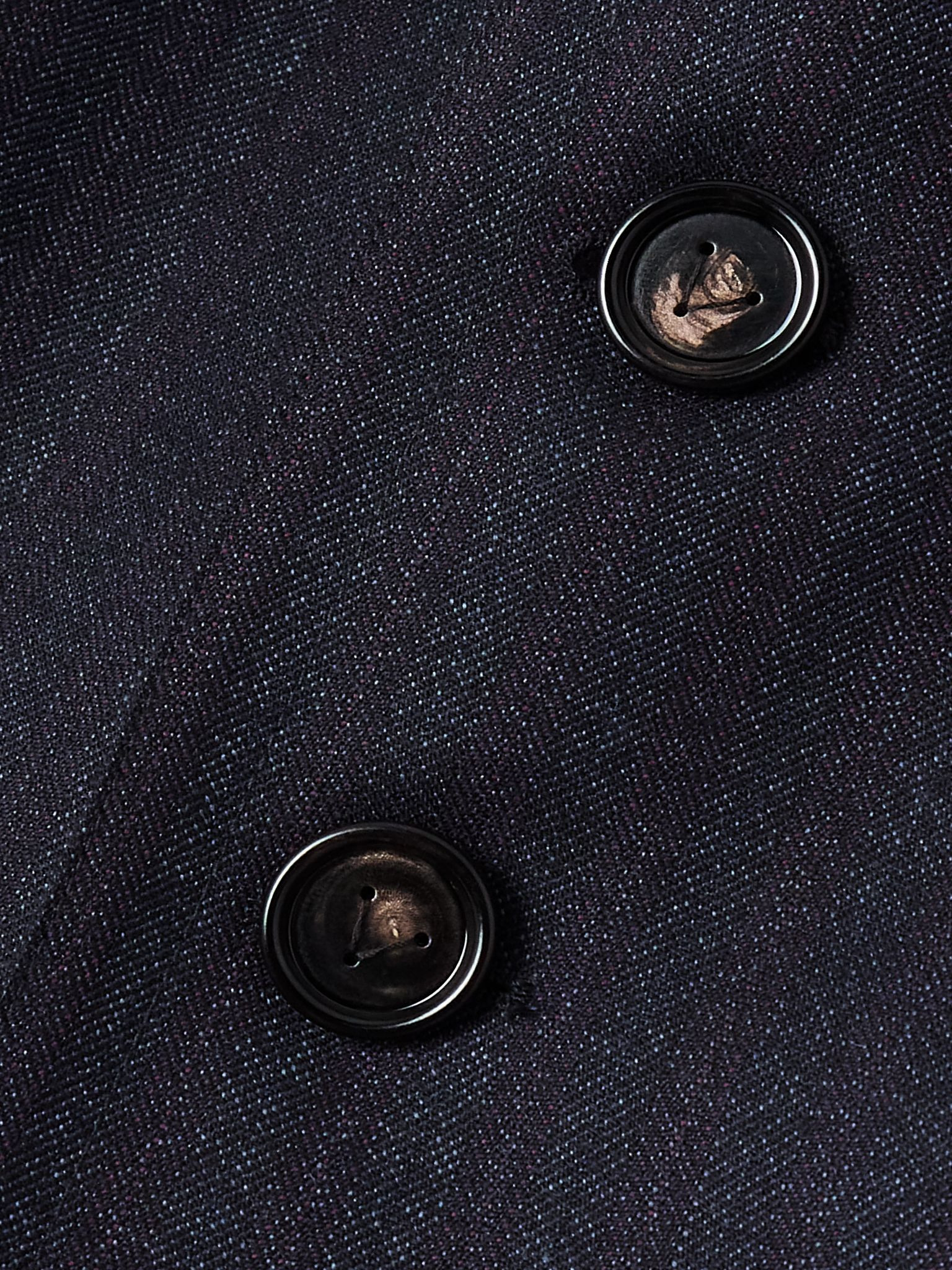 Belted wool waistcoat Black - 4