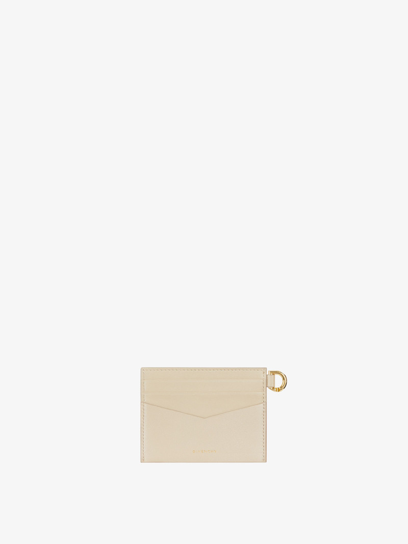 Givenchy 4G CARD HOLDER IN GRAINED LEATHER outlook