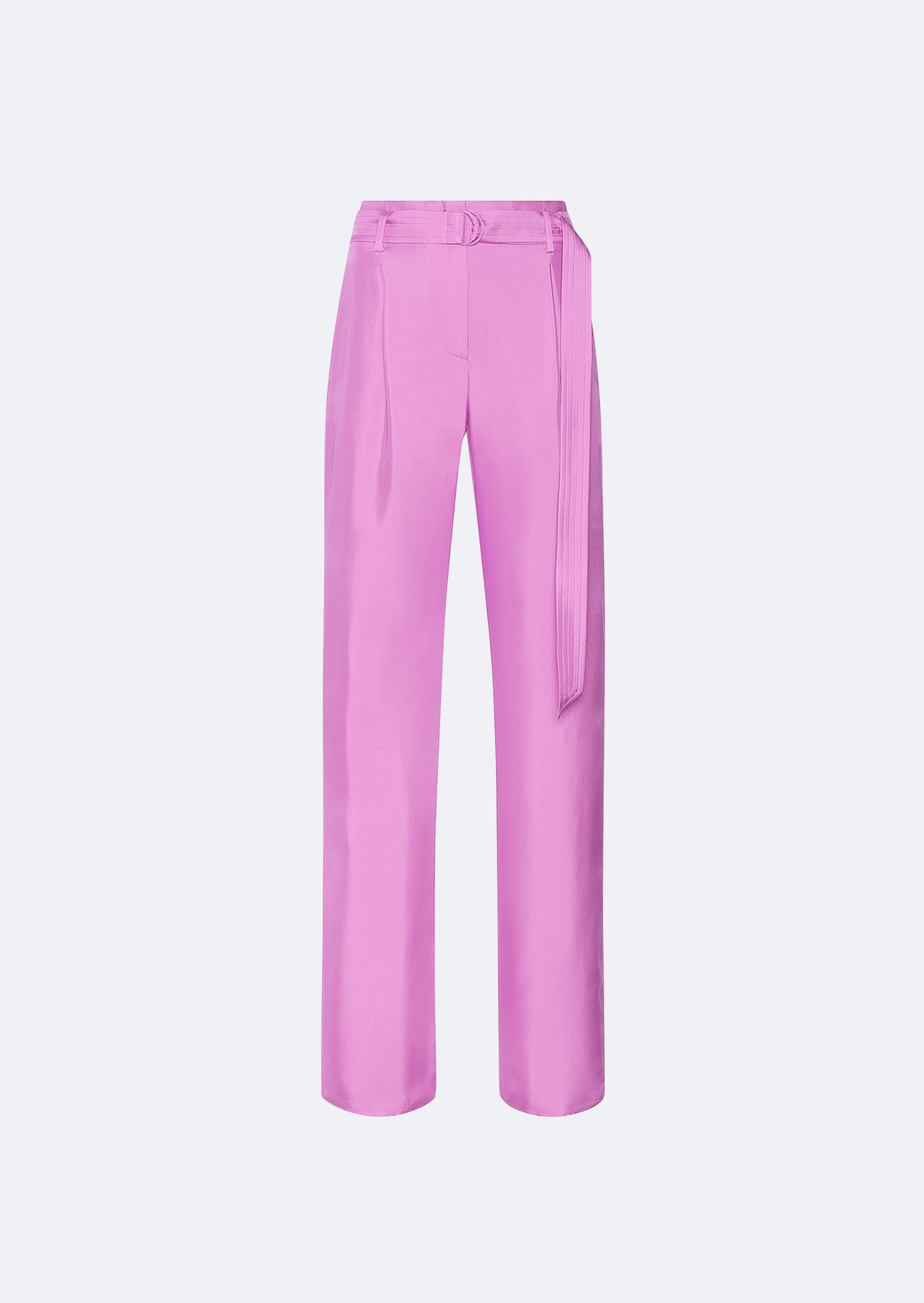 Organic Silky Twill High Waisted Belted Pant - 2