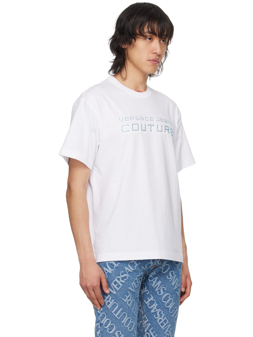 White Appliqué T-Shirt - 2