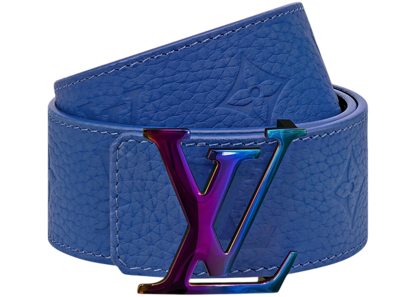 Louis Vuitton Belt LV Initiales Reversible 40 mm Blue/Black - 2