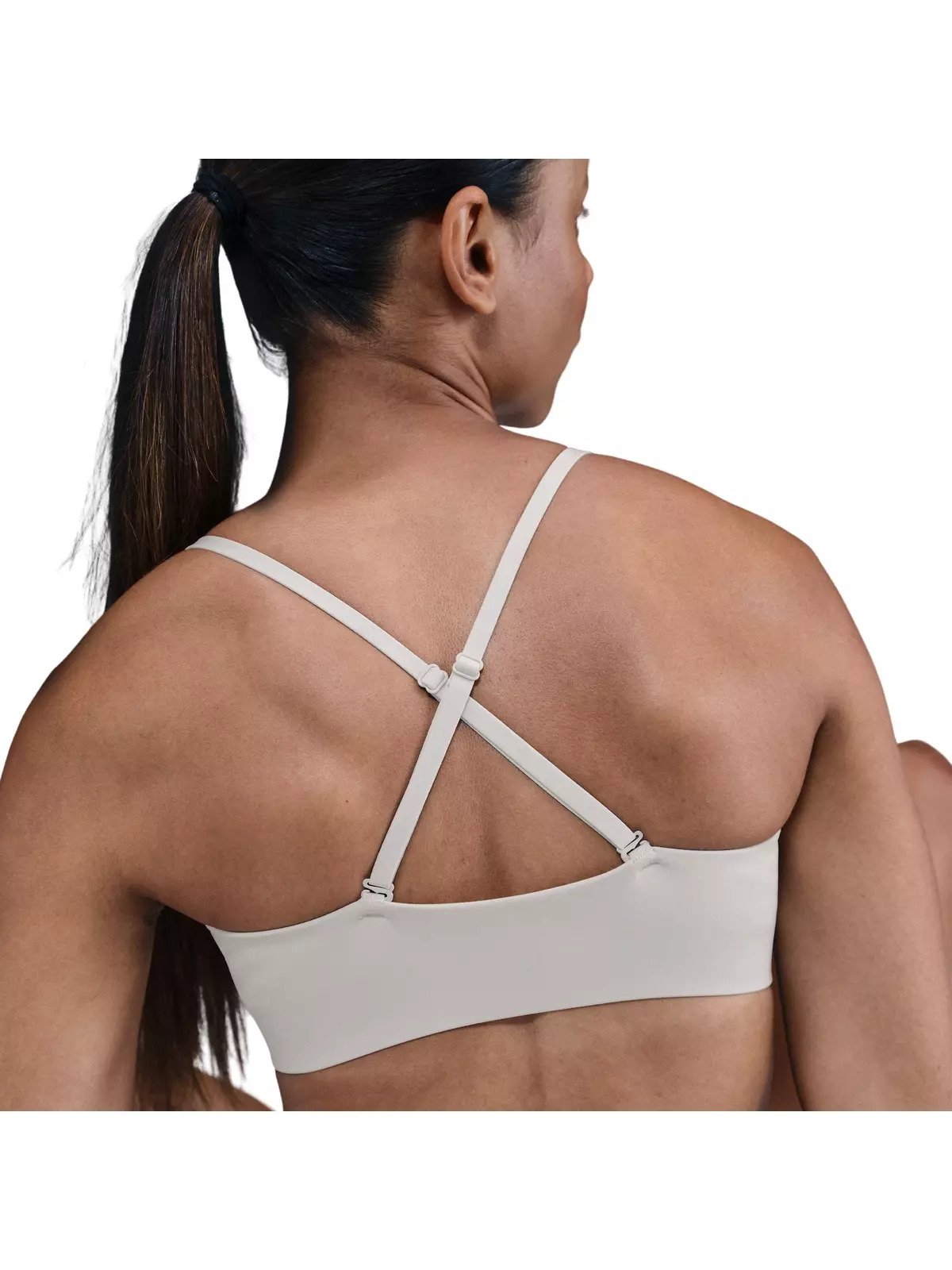 Women's Form Light-Support Non-Padded Triangle Sports Bra -Brown - 6