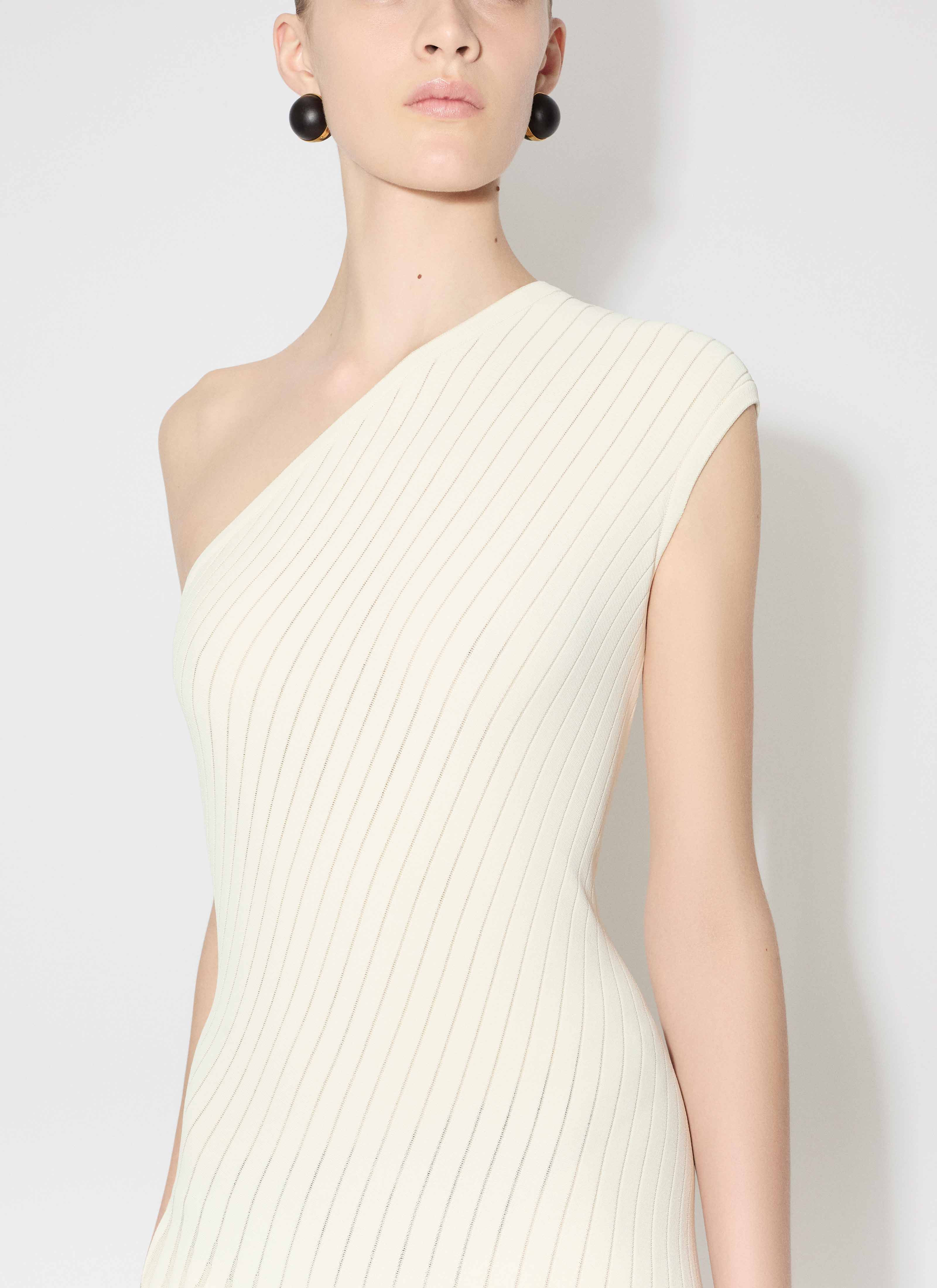 SCULPTING STRIPES DRESS - 5