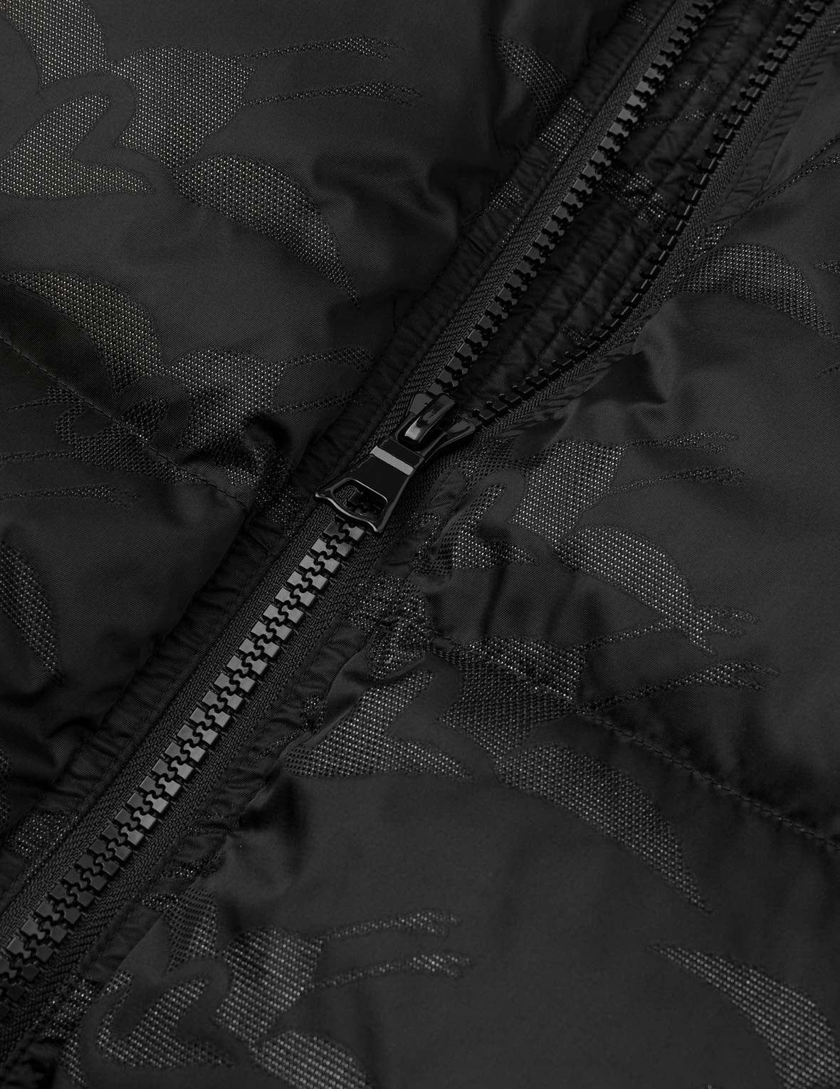 Allover Seagull Crane Jacquard Regular Fit Down Jacket - 11