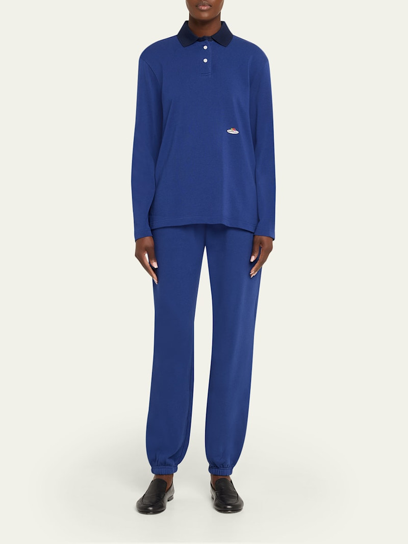 HommeGirls® x Fruit Of The Loom Long-Sleeve Polo Shirt outlook