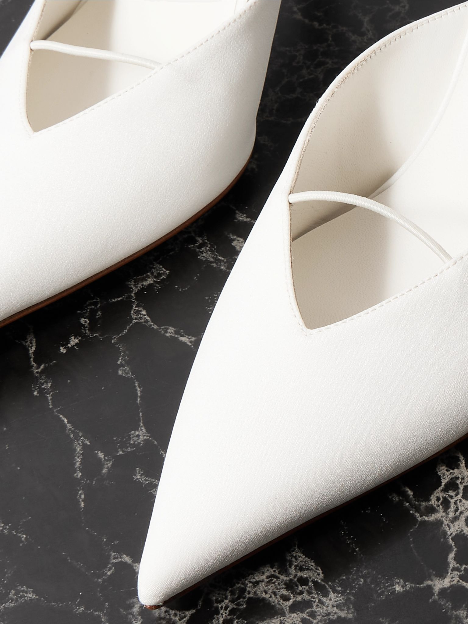 Matar leather mules Cream - 4