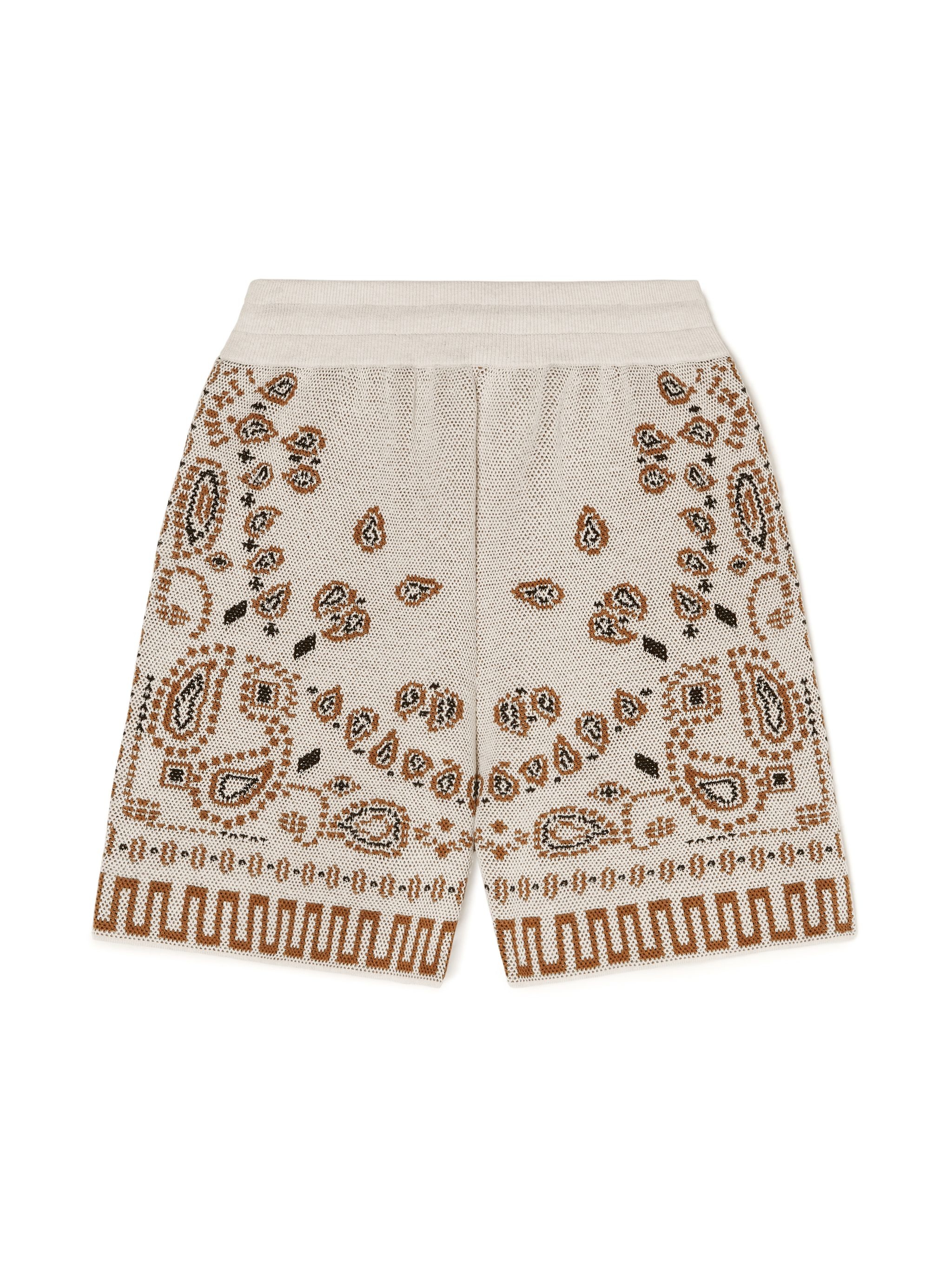 Cotton Piquet Bandana Shorts - 3